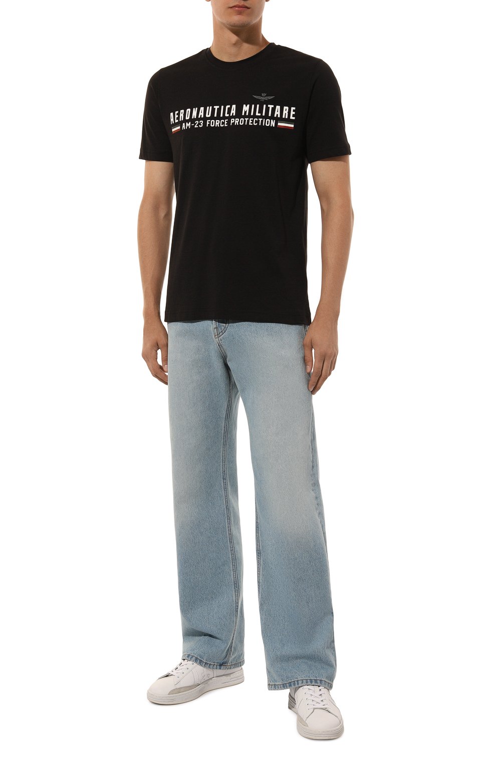 Хлопковая футболка AERONAUTICA MILITARE, арт. N0STS1942J538, фото 2