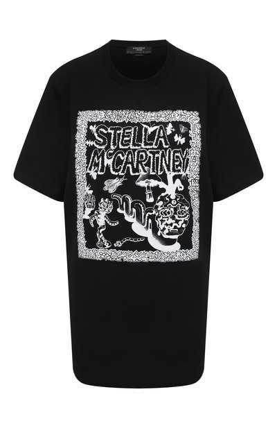 Женская хлопковая футболка STELLA MCCARTNEY, арт. 569294/SMP79