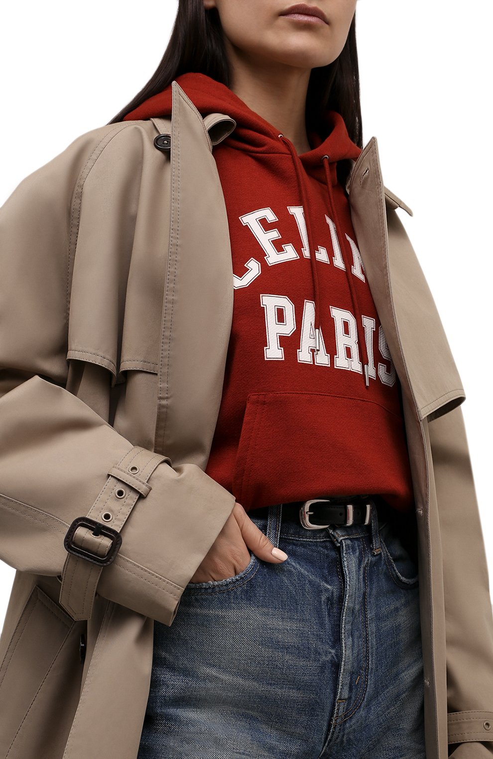 Кожаный ремень CELINE, арт. 45B273A01, фото 2