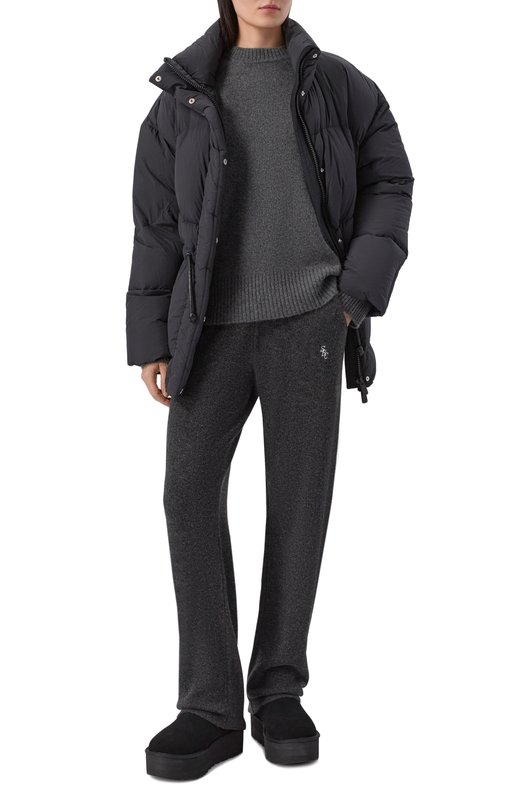 Замшевые угги Classic Ultra Mini Platform UGG 1135092 Чёрный  1135092 Фото 3