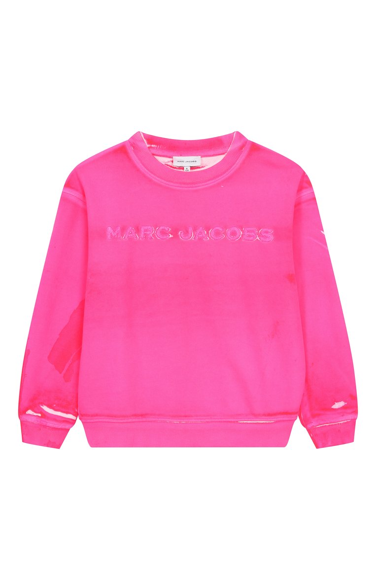 Мужского хлопковый свитшот MARC JACOBS (THE) фуксия цвета, арт. W60435 | Фото 1 (Материал внешний: Хлопок; Региональные ограничения белый список (Axapta Mercury): Не проставлено; Девочки Кросс-КТ: Свитшот-одежда; Нос: Не проставлено; Ростовка одежда: 5 лет | 110 см, 3 года | 98 см, 4 года | 104 см, 7 лет | 122 см, 12 лет | 152 см, 9 лет | 134 см, 13 - 15 лет | 158 см)
