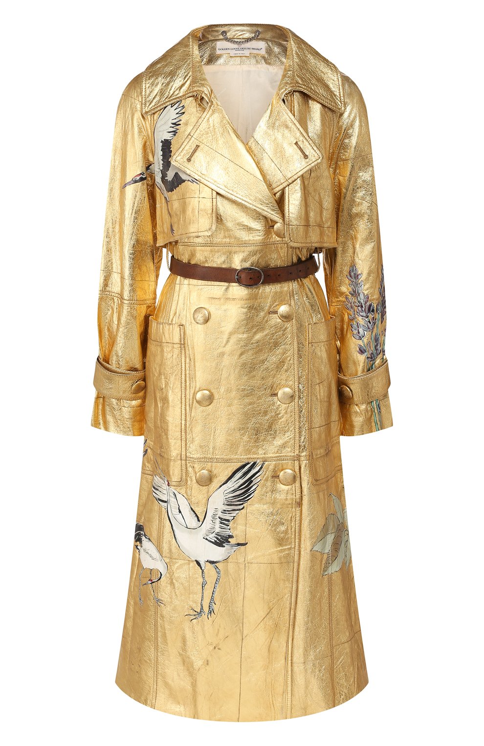 Кожаное пальто GOLDEN GOOSE DELUXE BRAND, арт. G35WP075.P3, фото 1