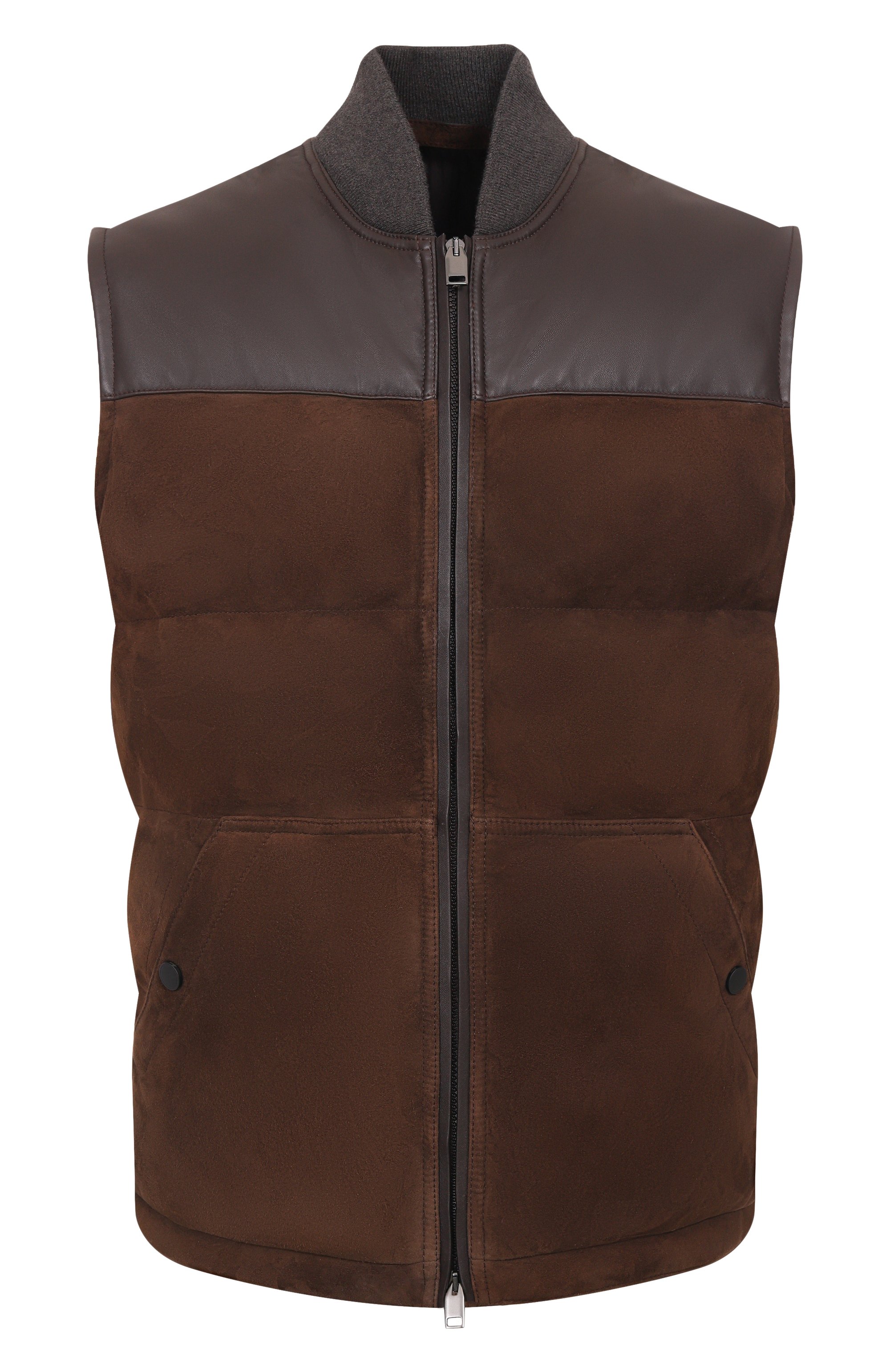 Замшевый жилет BRIONI, арт. PUF60L/0D701, фото 1