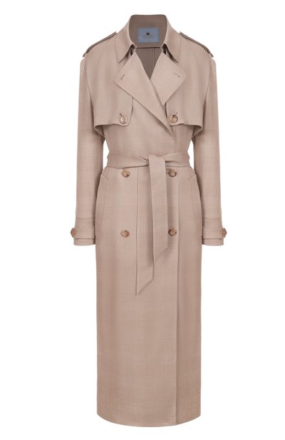 Женский тренч из кашемира и шелка COLOMBO, арт. GC00500/F/77529-23