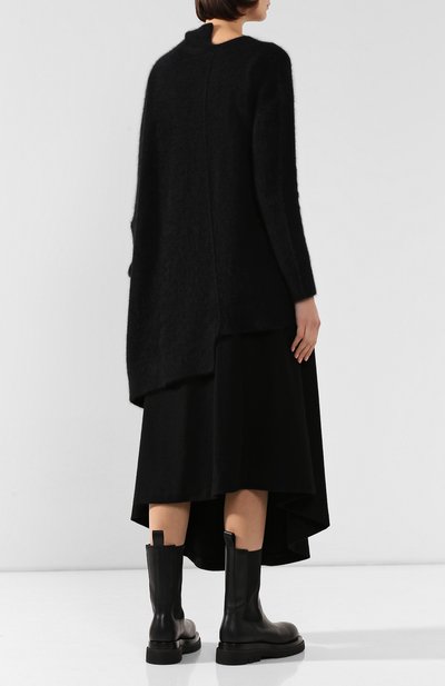 Шерстяной пуловер YOHJI YAMAMOTO разноцветного цвета по цене 66900 руб., арт. FC-K18-185, фото 4 Шерстяной пуловер YOHJI YAMAMOTO, арт. FC-K18-185, фото 4