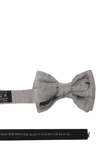 Галстук-бабочка из смеси льна и шелка TOM FORD, арт. 9TF054CH, фото 3
