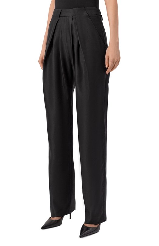 Шелковые брюки MVST M25.1PW.T003/ZEGNA Чёрный  M25.1PW.T003/ZEGNA Фото 3