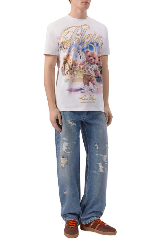 Замшевые кеды Retro Rebel Philipp Plein SAFS USC0911 PLE009N Коричневый  SAFS USC0911 PLE009N Фото 2