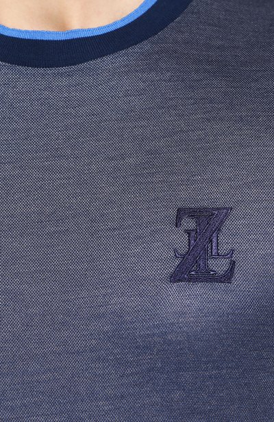 Джемпер из смеси шелка и хлопка ZILLI, арт. MET-NT300-JELU1/MC02, фото 5