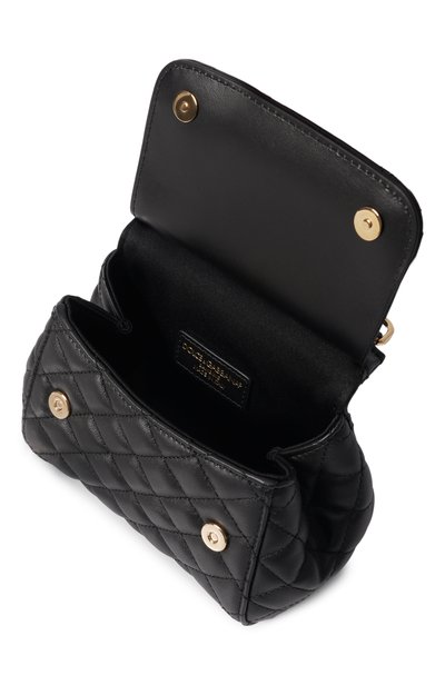 Сумка sicily DOLCE & GABBANA черного цвета по цене 86250 руб., арт. EB0003/A3L70, фото 3 Сумка sicily DOLCE & GABBANA, арт. EB0003/A3L70, фото 3
