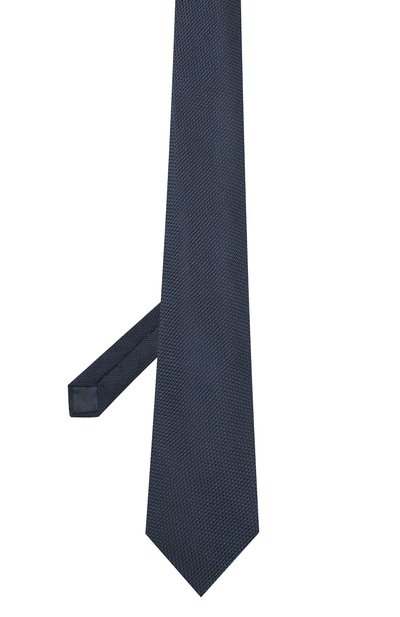 Шелковый галстук LANVIN темно-синего цвета по цене 12600 руб., арт. 1207/TIE, фото 2 Шелковый галстук LANVIN, арт. 1207/TIE, фото 2