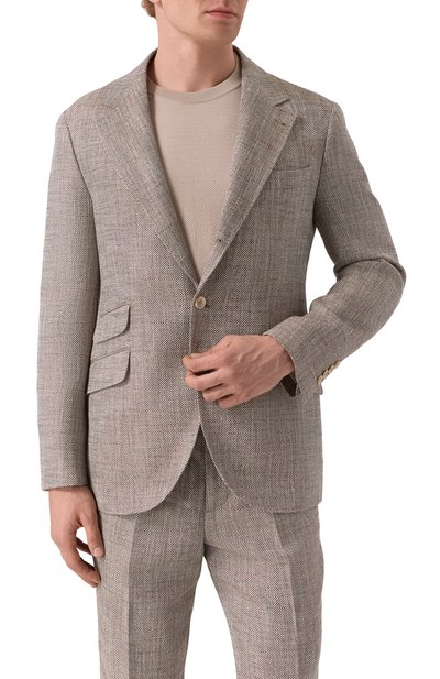 Костюм из шелка и льна BRUNELLO CUCINELLI, арт. MR476LDWH, фото 4