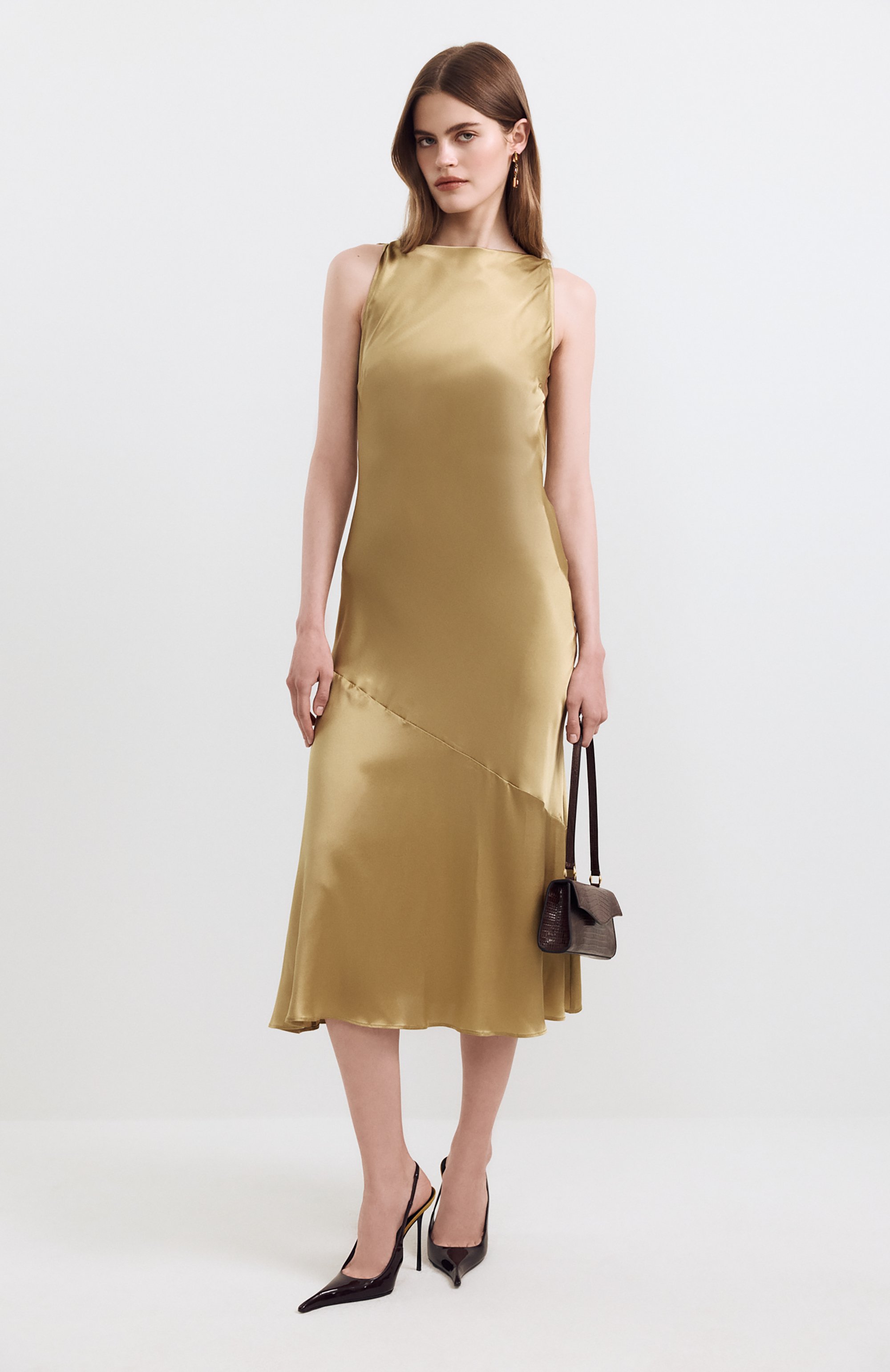 Сумка the epaulette ELIE SAAB коричневого цвета по цене 156500 руб., арт. B0017NS26/NL010, фото 8 Сумка the epaulette ELIE SAAB, арт. B0017NS26/NL010, фото 8