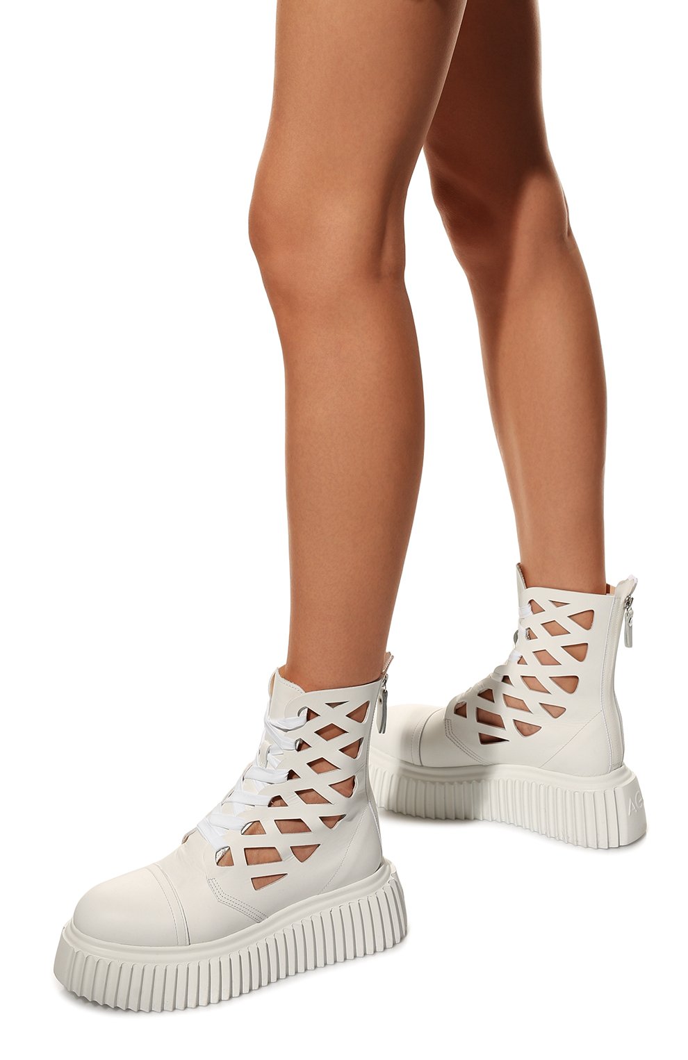 Кожаные ботинки viggy AGL, арт. D751517PGKI034B775, фото 3