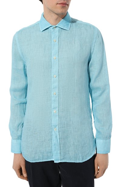 Льняная рубашка 120% LINO, арт. 31ALIM1311/0000115/S00, фото 3