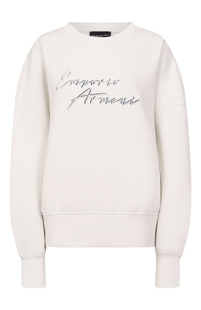 Женский хлопковый свитшот EMPORIO ARMANI, арт. EW001354/AF10002