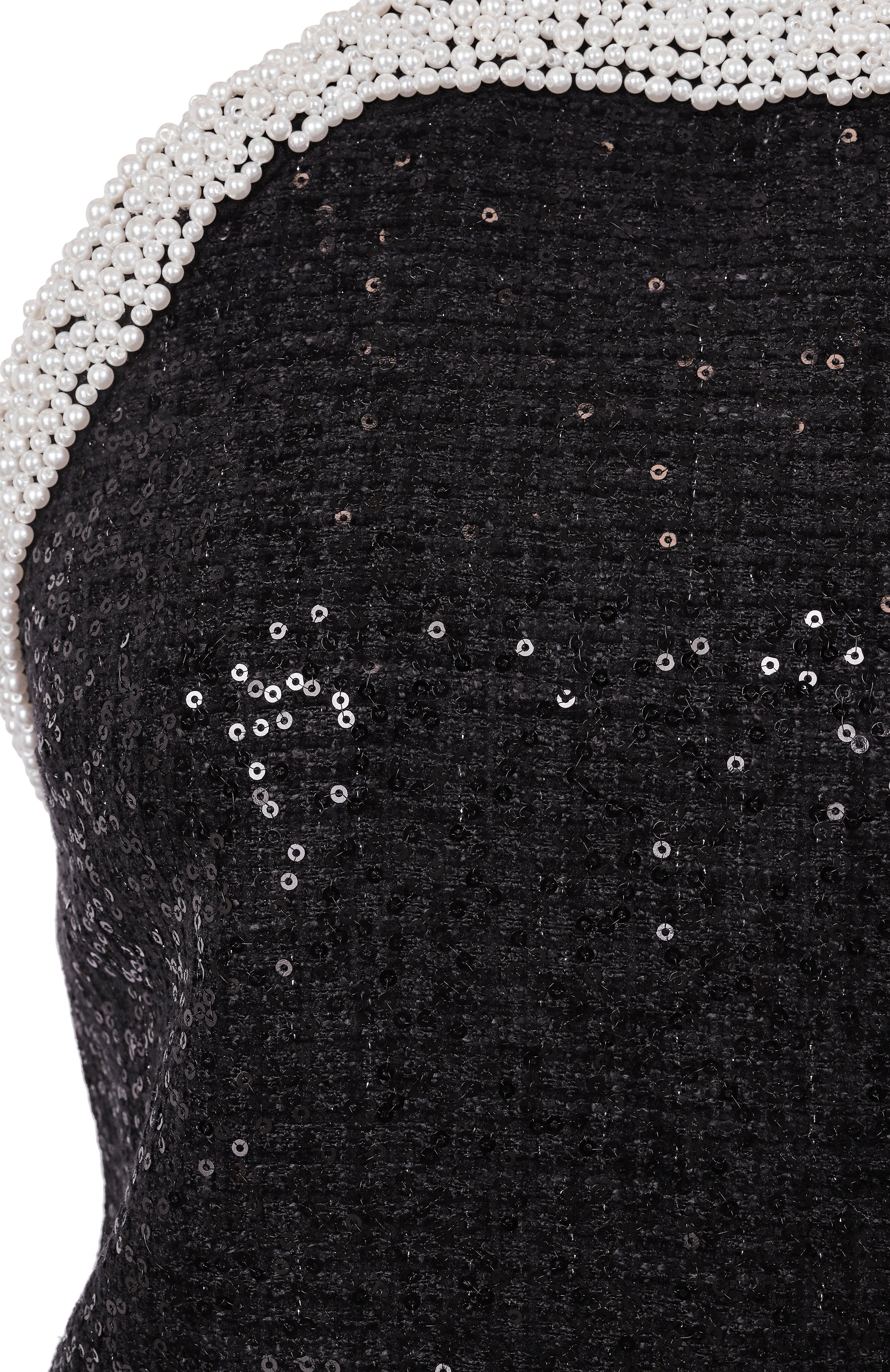 Платье с отделкой пайетками SELF-PORTRAIT, арт. RS25163SB, фото 6