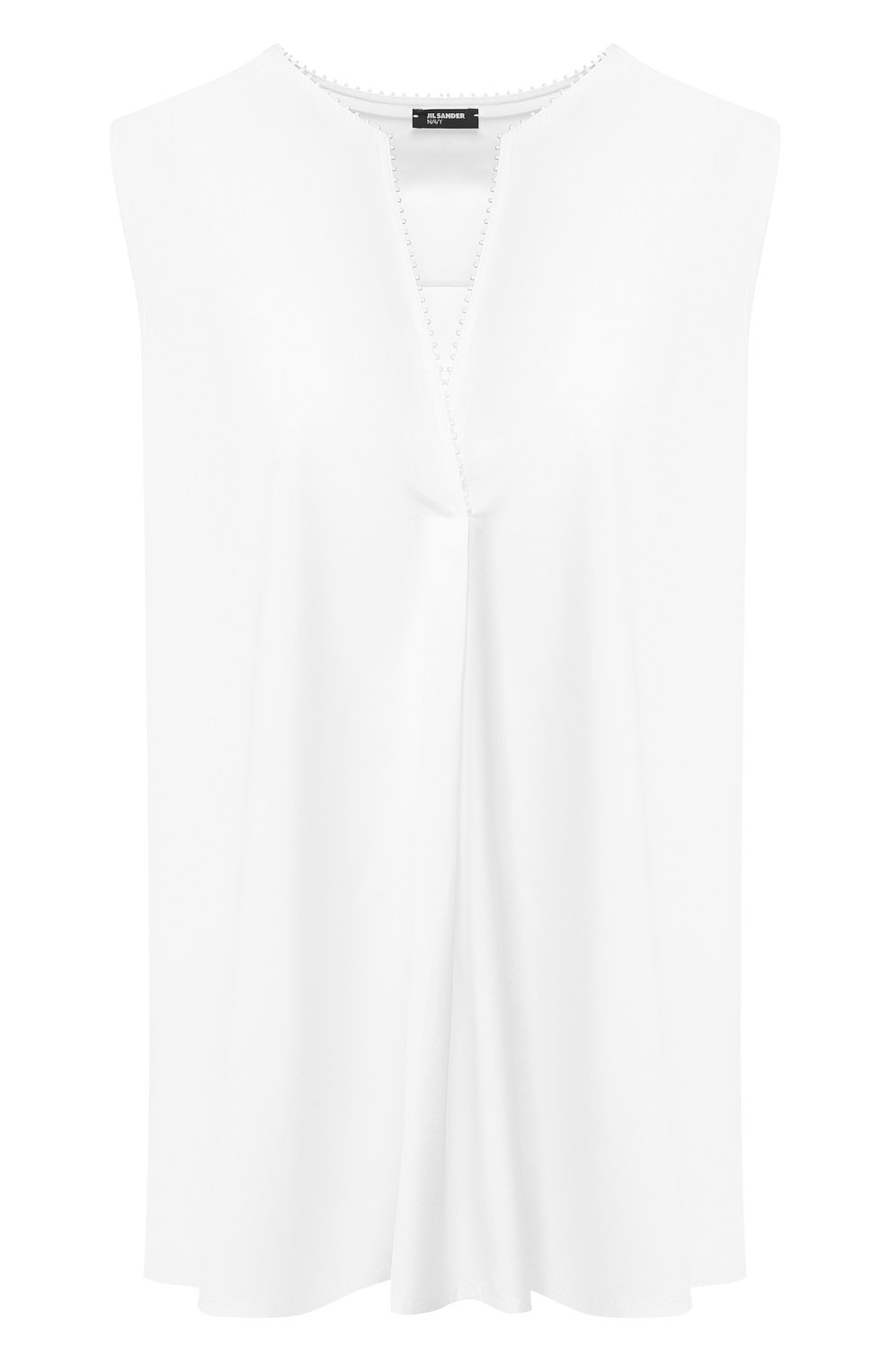 Х лопковый топ JIL SANDER NAVY, арт. JNWM6052P/JM2442A, фото 1