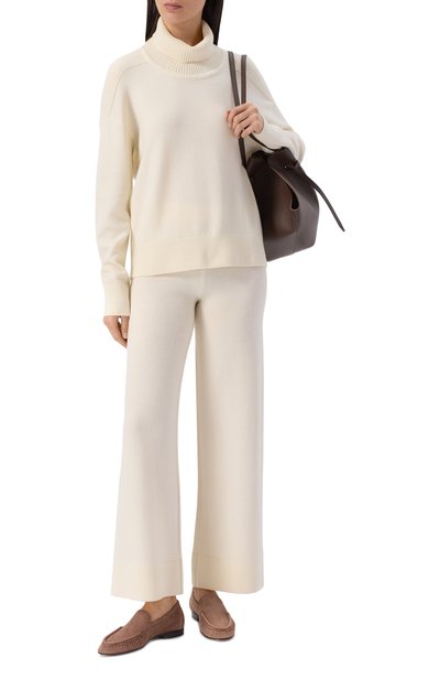 Шерстяной свитер YUZEFI, арт. AREN-DRAPE BACK FUNNEL NECK JUMPER, фото 2