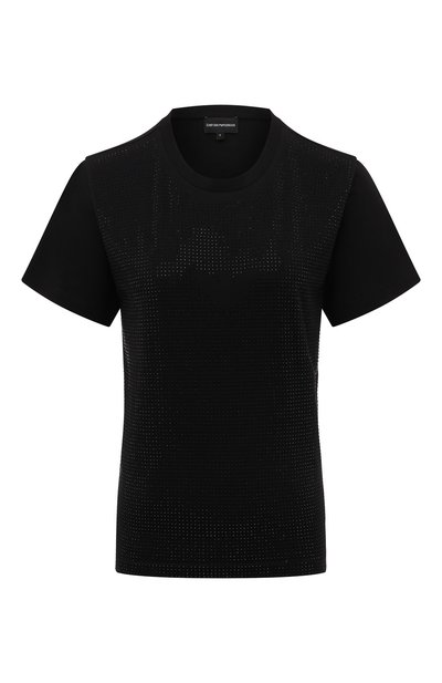 Женская хлопковая футболка EMPORIO ARMANI, арт. 6D2T7F/2JFNZ