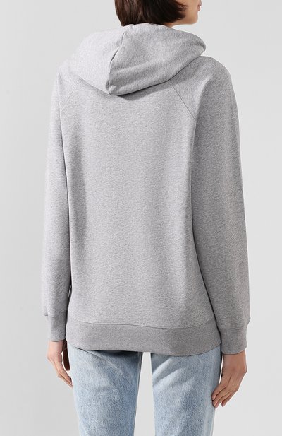 Хлопковое худи KENZO светло-серого цвета по цене 32400 руб., арт. F962SW8644X5, фото 4 Хлопковое худи KENZO, арт. F962SW8644X5, фото 4