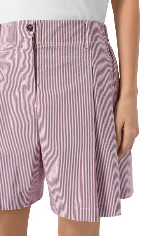 Шорты Brunello Cucinelli MH741DV499 Бордовый  MH741DV499 Фото 5