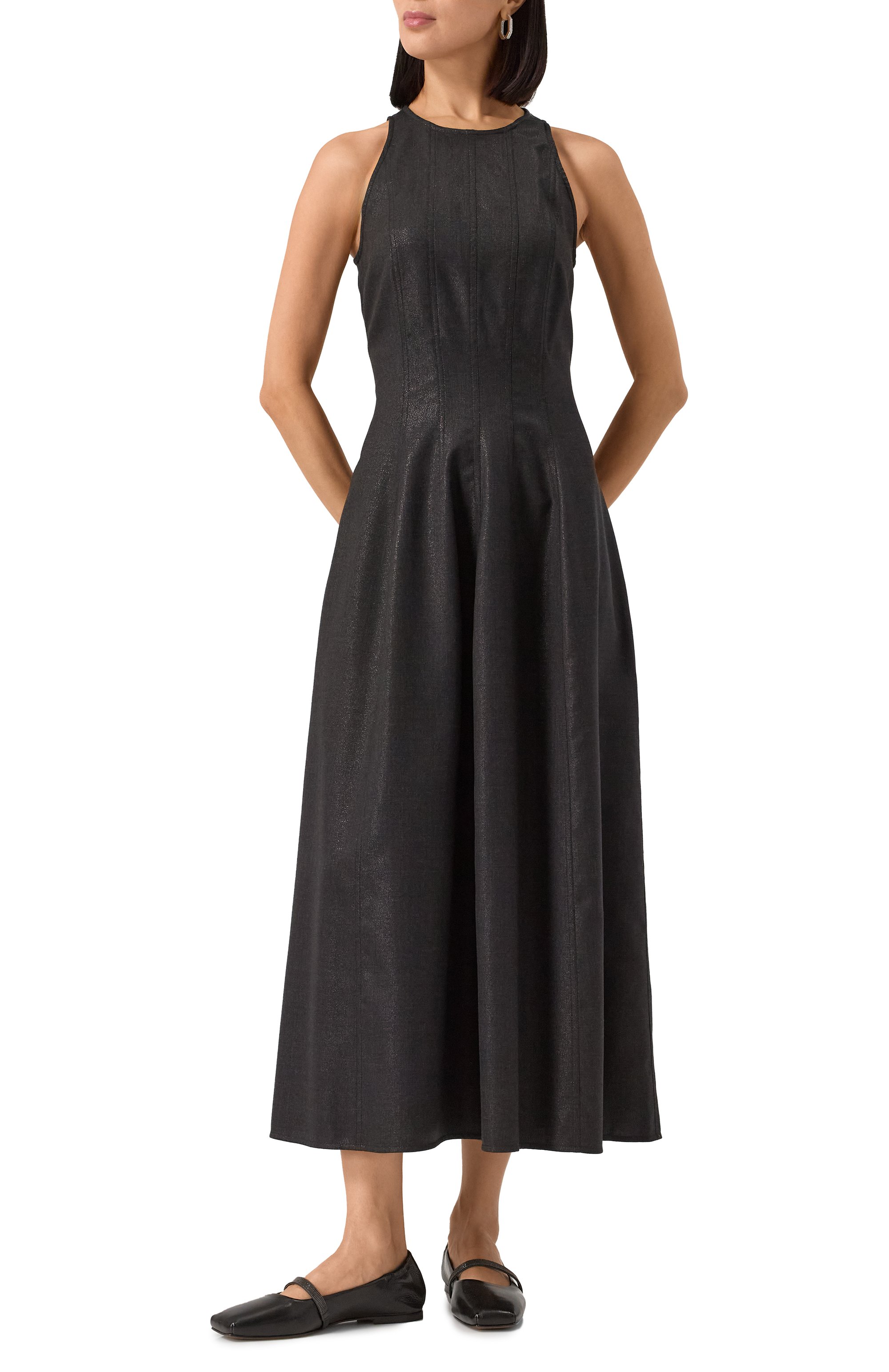 Шерстяное платье BRUNELLO CUCINELLI, арт. MG502A5301, фото 3