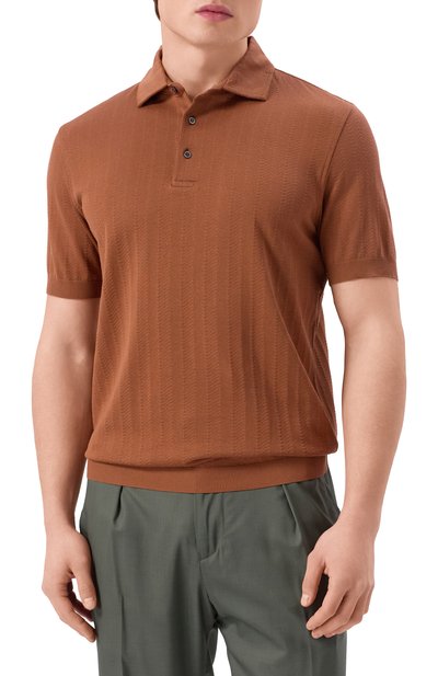 Хлопковое поло CORNELIANI, арт. 25G521-2525007, фото 3