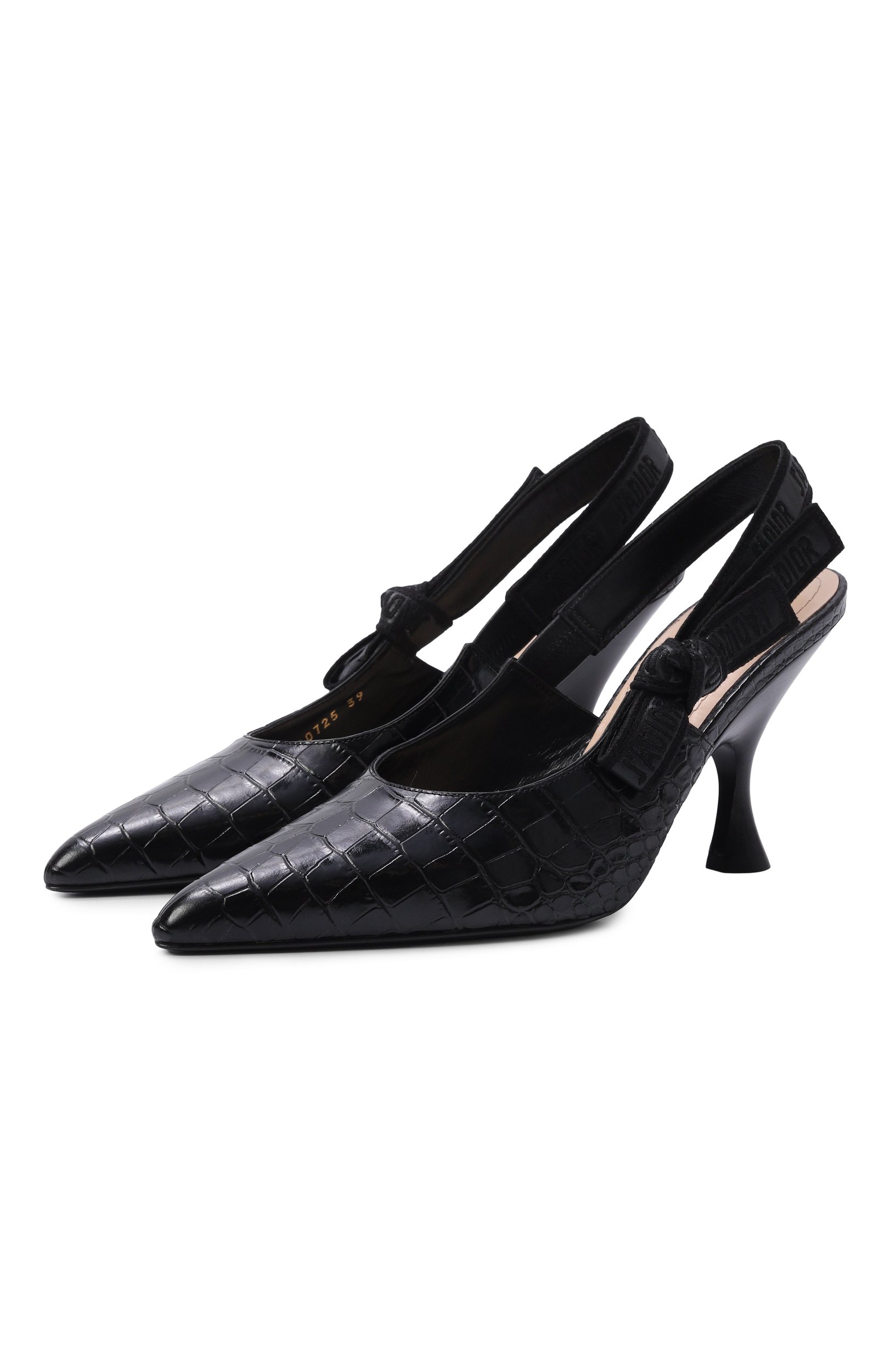 Кожаные туфли j'adior DIOR черного цвета по цене 144500 руб., арт. KCV440PDE, фото 1 Кожаные туфли j'adior DIOR, арт. KCV440PDE, фото 1