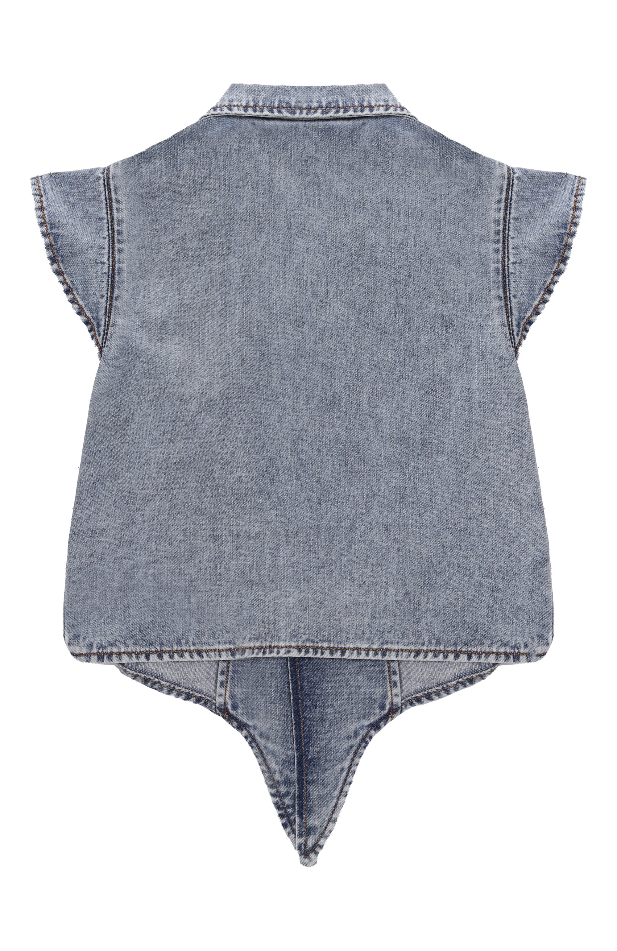 Джинсовая рубашка VERSACE, арт. 1018225/1A13128/8A-14A, фото 2