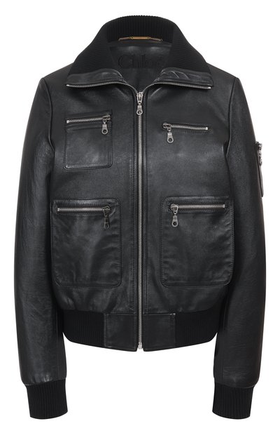 Женская кожаный бомбер CHLOÉ, арт. CH25SCV11206