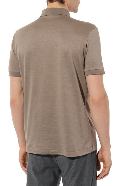 Поло изо льна и хлопка KITON, арт. UMK0234, фото 4