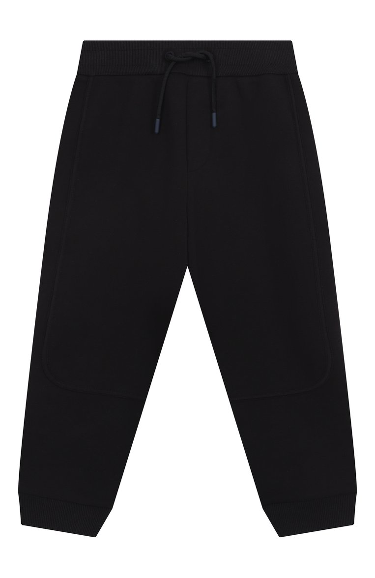 Детского комплект из толстовки и брюк EMPORIO ARMANI темно-синего цвета, арт. EB000168/AF13217 | Фото 5 (Материал внешний: Хлопок, Синтетический материал; Рукава: Длинные; Мальчики Кросс-КТ: Костюмы-спорт; Ростовка одежда: 4 года | 104 см, 5 лет | 110 см, 6 лет | 116 см, 7 лет | 122 см, 8 лет | 128 см, 10 - 11 лет | 140 - 146см, 13 - 15 лет | 158 см, 16 лет | 164 см)
