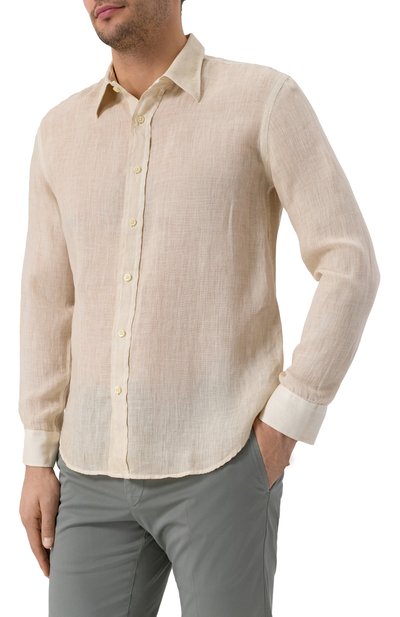 Льняная рубашка 120% LINO, арт. 32ALIM19RS/0115/S00, фото 3