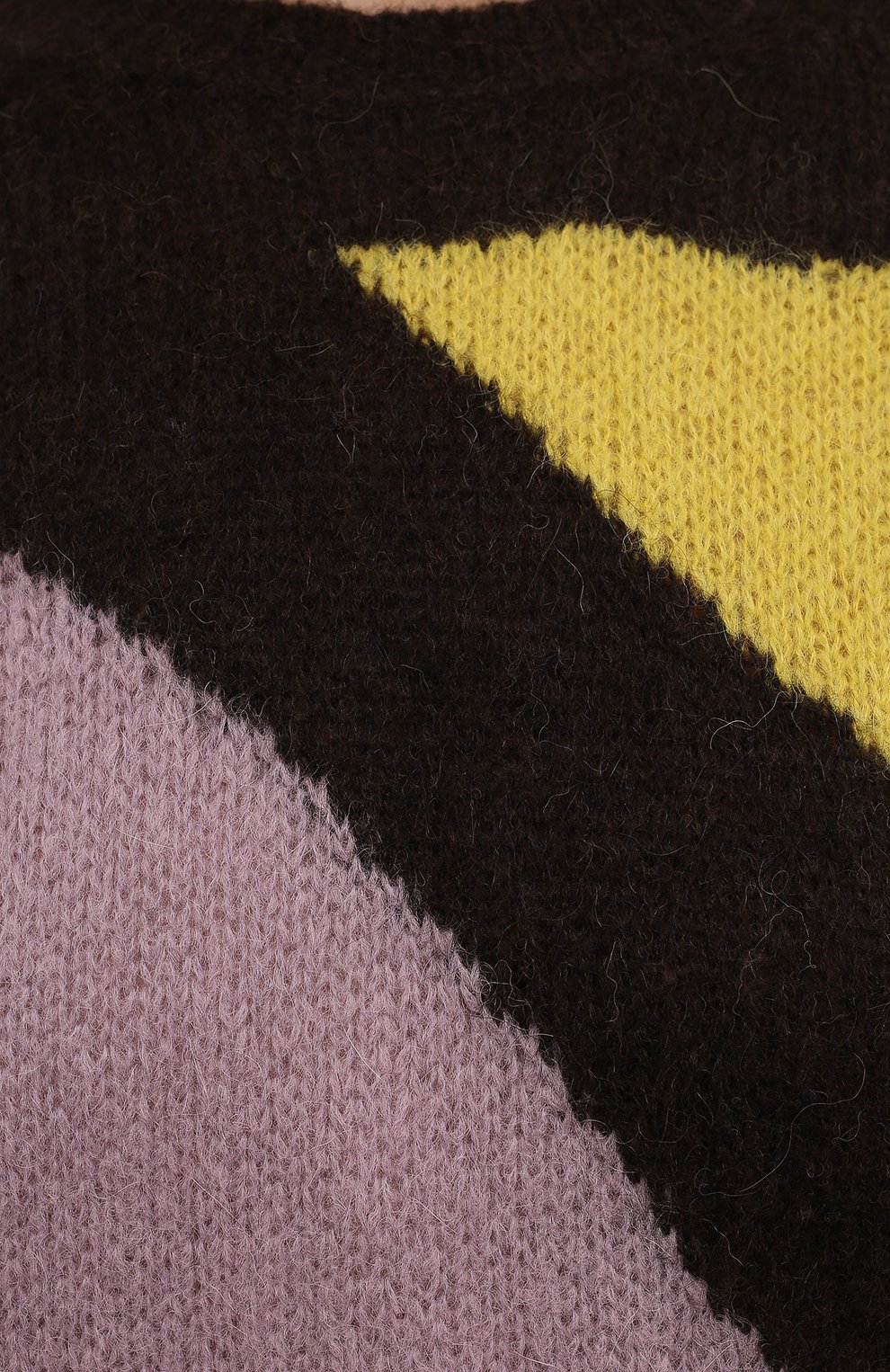 Шерстяной свитер DRIES VAN NOTEN сиреневого цвета по цене 49950 руб., арт. 212-011296-3720, фото 5 Шерстяной свитер DRIES VAN NOTEN, арт. 212-011296-3720, фото 5