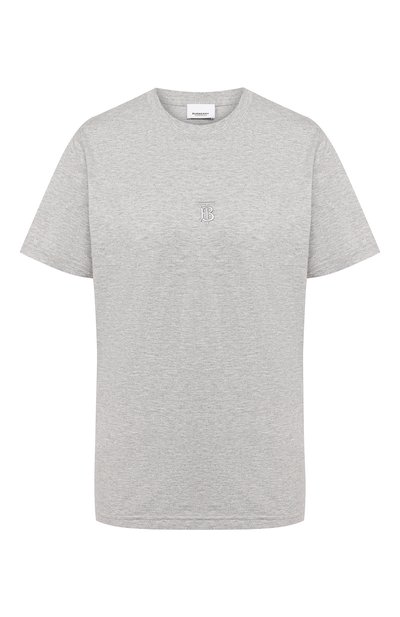 Женская хлопковая футболка BURBERRY, арт. 8029141