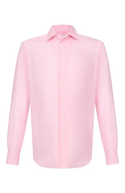 Мужская рубашка из хлопка и льна ALESSANDRO GHERARDI, арт. D0UBLE/7670