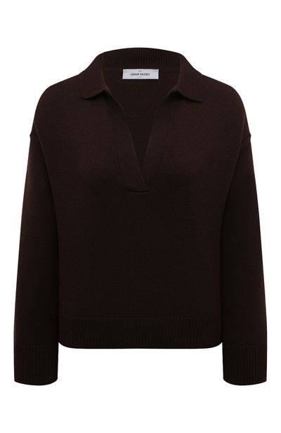 Женский пуловер из шерсти и вискозы GRAN SASSO, арт. 13271/12822