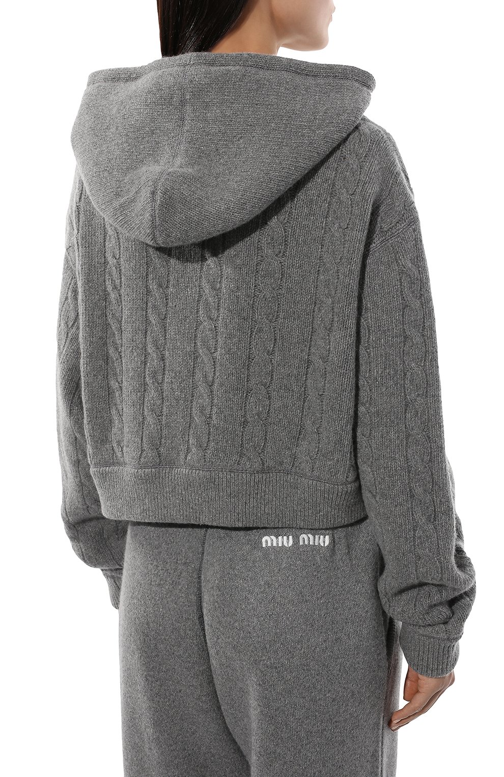 Шерстяной кардиган MIU MIU, арт. MMF525-1ZLF-F0031, фото 4
