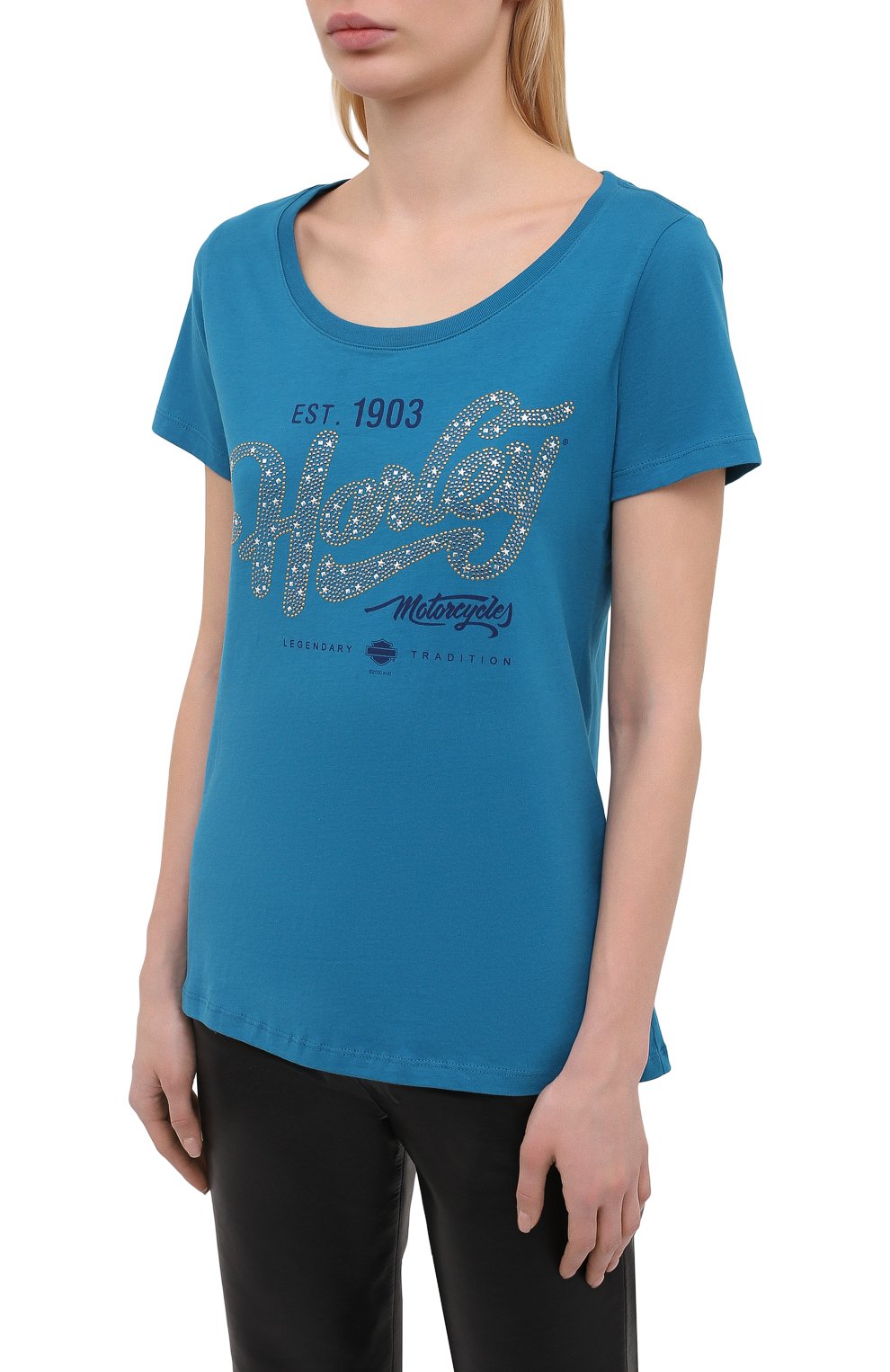 Хлопковая футболка HARLEY-DAVIDSON, арт. R003822, фото 3