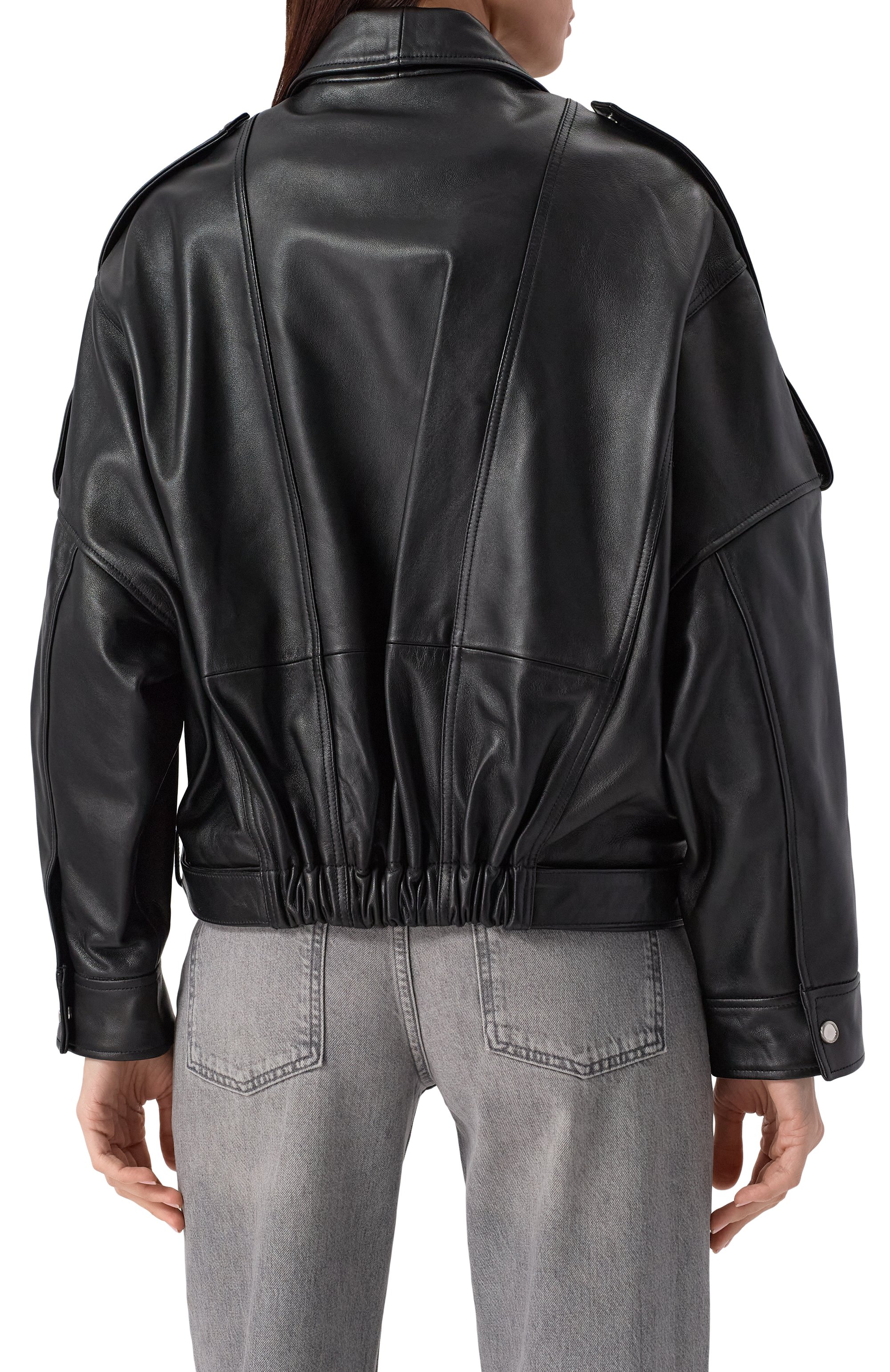 Кожаная куртка PINKO, арт. 104877/A21L, фото 4