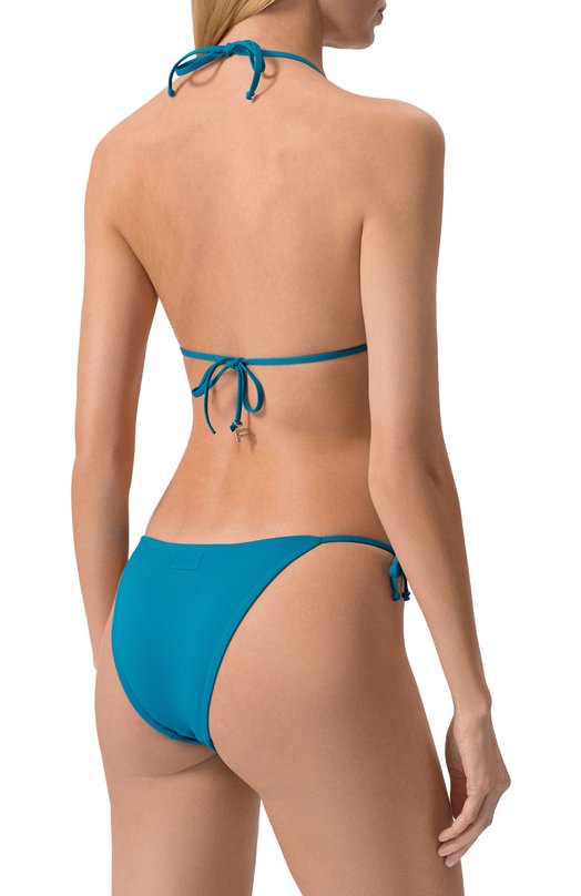 Плавки-бикини с отделкой стразами Fisico MS13GW Голубой  MS13GW Фото 3