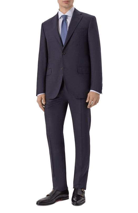 Шерстяной костюм Corneliani 266008-2617361_SET Синий 266008-2617361_SET