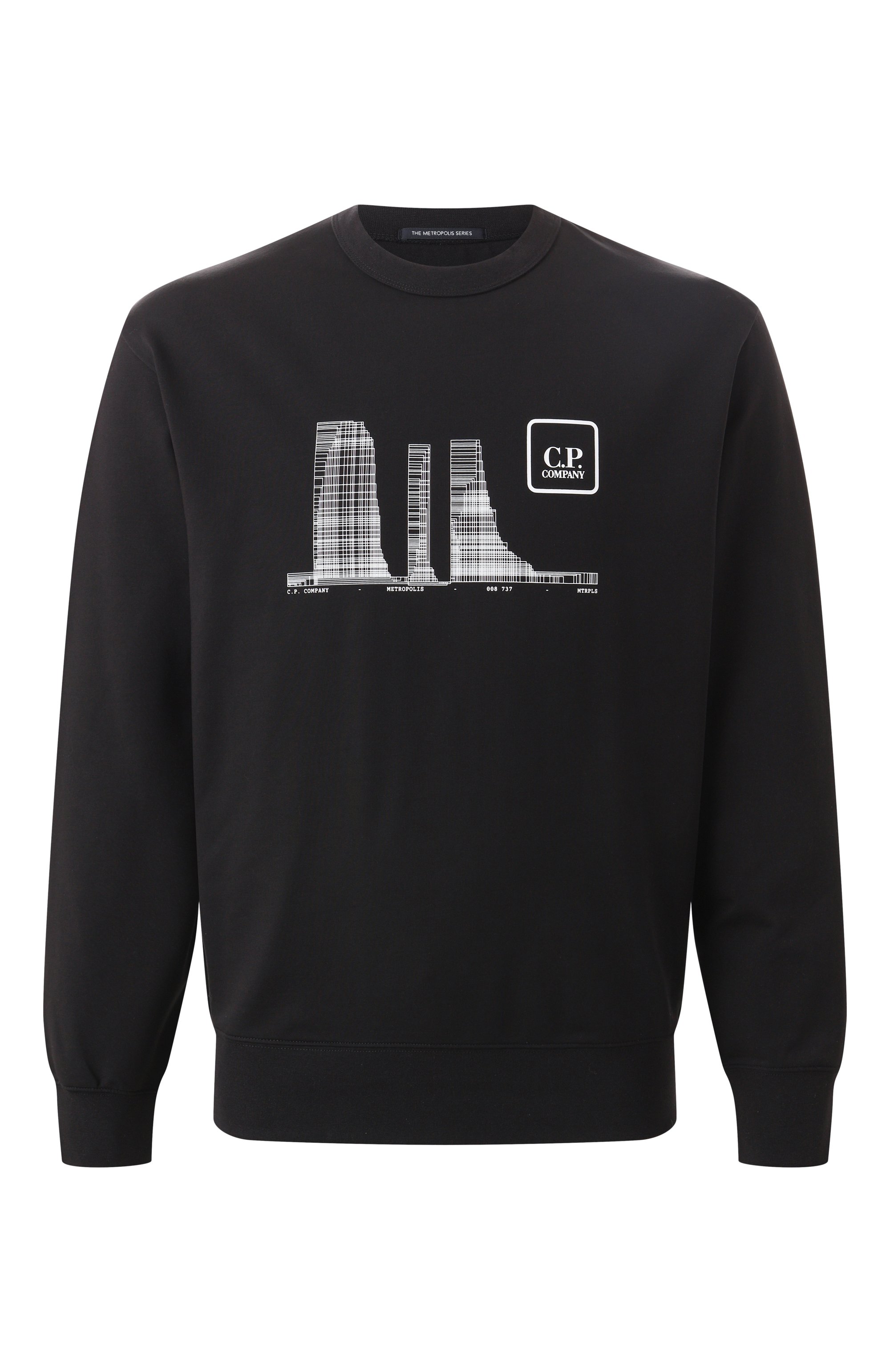 Хлопковый свитшот C.P. COMPANY, арт. 18CLSS051A006452W, фото 1
