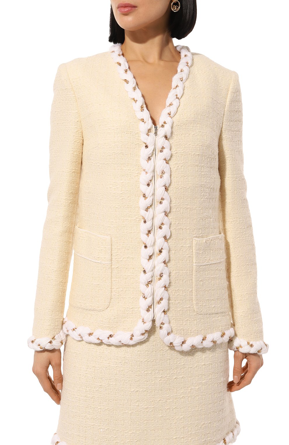 Твидовый жакет GIAMBATTISTA VALLI, арт. 24FWPVCA6113-08UBE, фото 3