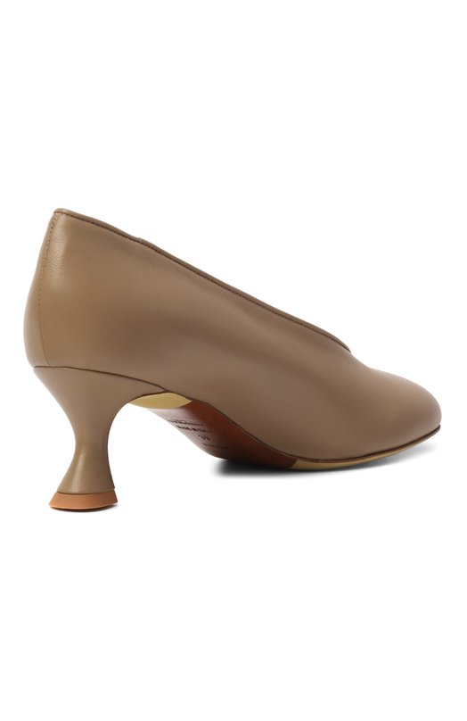 Кожаные туфли Duck 55 Moschino MA10015C10/MA0 Бежевый  MA10015C10/MA0 Фото 5