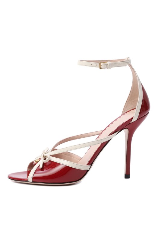 Лакированные босоножки Bepointy 100 Valentino 8W2S0NY6/DAL Красный  8W2S0NY6/DAL Фото 4