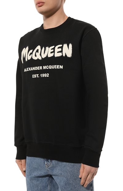 Хлопковый свитшот ALEXANDER MCQUEEN, арт. 688713/QTZ81, фото 3