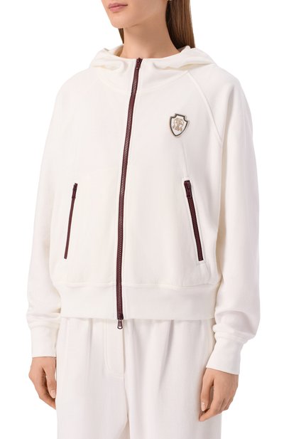 Хлопковая толстовка BRUNELLO CUCINELLI, арт. MG927VD106, фото 3