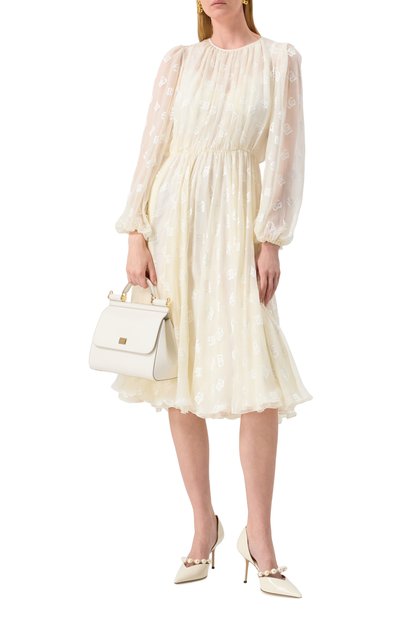 Платье из вискозы и шелка DOLCE & GABBANA, арт. F6ARPT/FJTBR, фото 2